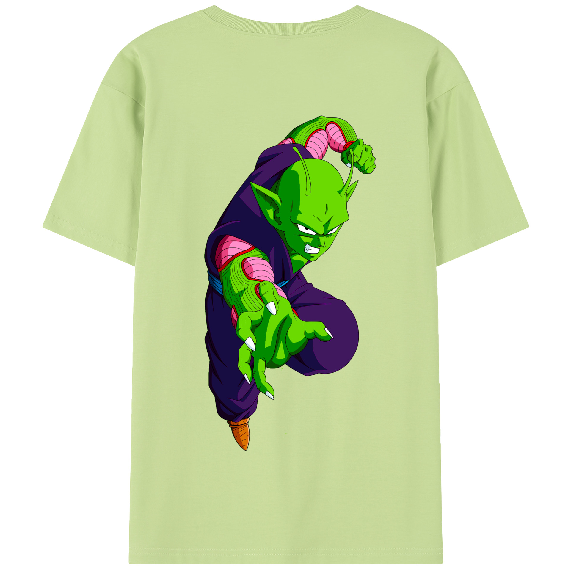 （画像用） ドラゴンボール ピッコロ DRAGON BALL Piccolo 綿100％半袖Tシャツ（背面プリント）